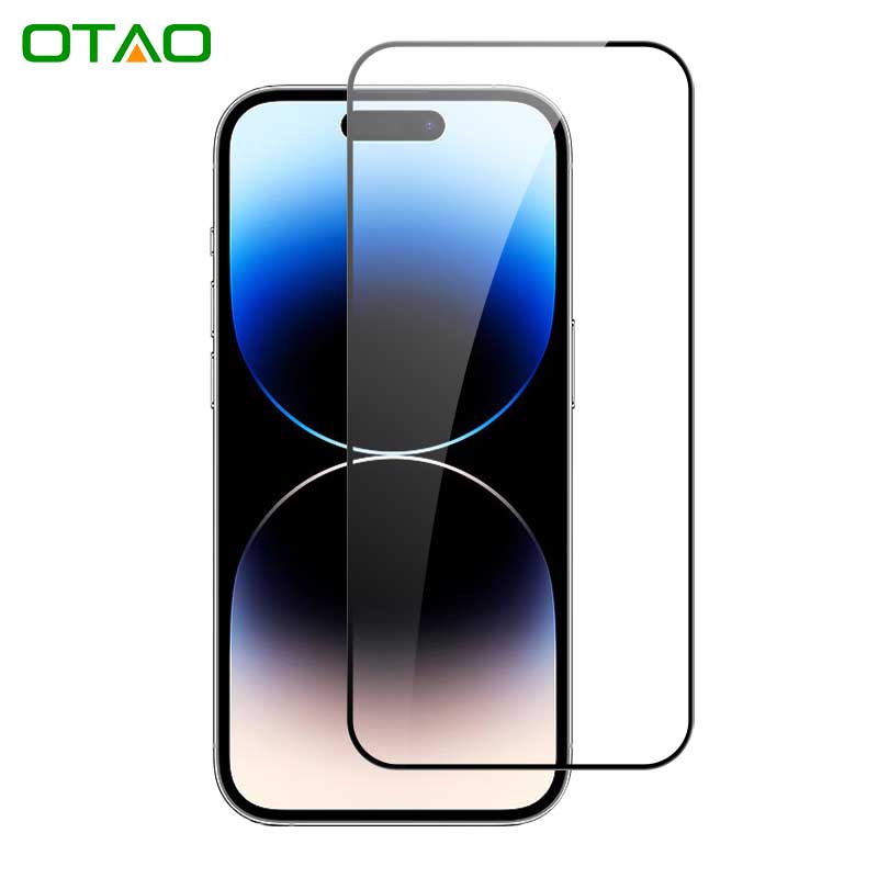 Wholesale Iphone Xs Screen Protector - iPhone 14 Pro 2.5D Full Cover Tempered Glass Screen Protector  – OTAO