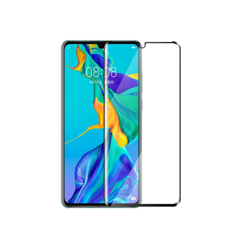 Huawei P30 3D Clear Curved Tempered Glass Screen Protector  – OTAO
