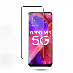 OPPO A93 2.5D Full Cover Tempered Glass Screen Protector