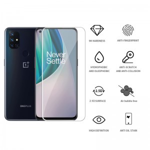 OnePlus Nord N10 5G 2.5D 0.33mm Clear Tempered Glass