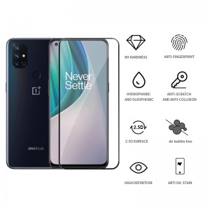 OnePlus Nord N200 2.5D full cover tempered glass screen protector