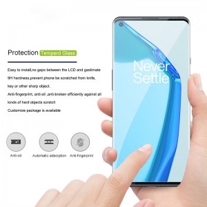 Oneplus 9 Pro 3D Full cover Curved Tempered Glass Screen Protector