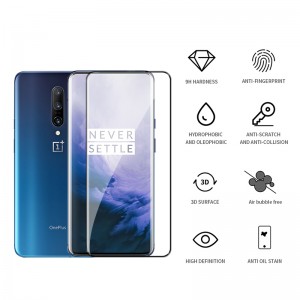 OnePlus 7 Pro 3D Heat Bending Tempered Glass Screen Protector