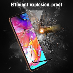 Samsung A70 2.5D Full cover Tempered Glass Screen Protector
