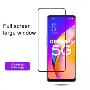 OPPO A95 3D Full Cover Tempered Glass Screen Protector
