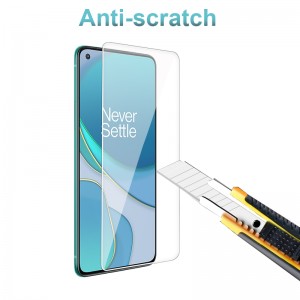 OnePlus 8T 2.5D 0.33mm Clear Tempered Glass