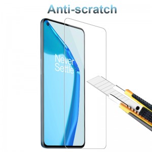 OnePlus 9R 2.5D 0.33mm Clear Tempered Glass