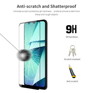 Samsung A03S 2.5D full cover tempered glass screen protector